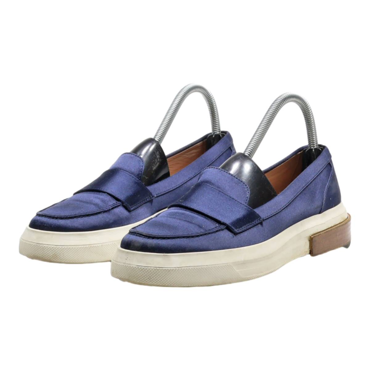 TODS Loafer Shoes Blue Synthetic Womens UK 5