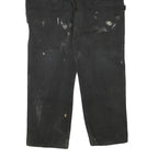 DICKIES Mens Jeans Black Regular Straight Denim W36 L30 Workwear Utility