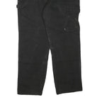 DICKIES Mens Jeans Black Regular Straight Denim W36 L30 Workwear Utility