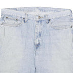 WRANGLER Mens Denim Blue Casual Shorts 2XL W36 Cotton Blend Comfort Style