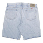 WRANGLER Mens Denim Blue Casual Shorts 2XL W36 Cotton Blend Comfort Style