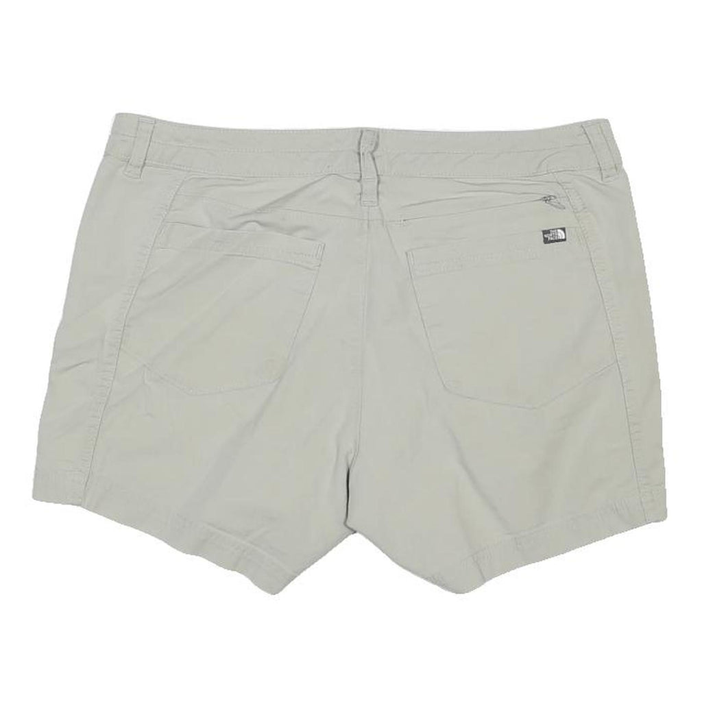 THE NORTH FACE Womens Beige Casual Shorts L W34 Cotton Blend Comfortable Outdoor