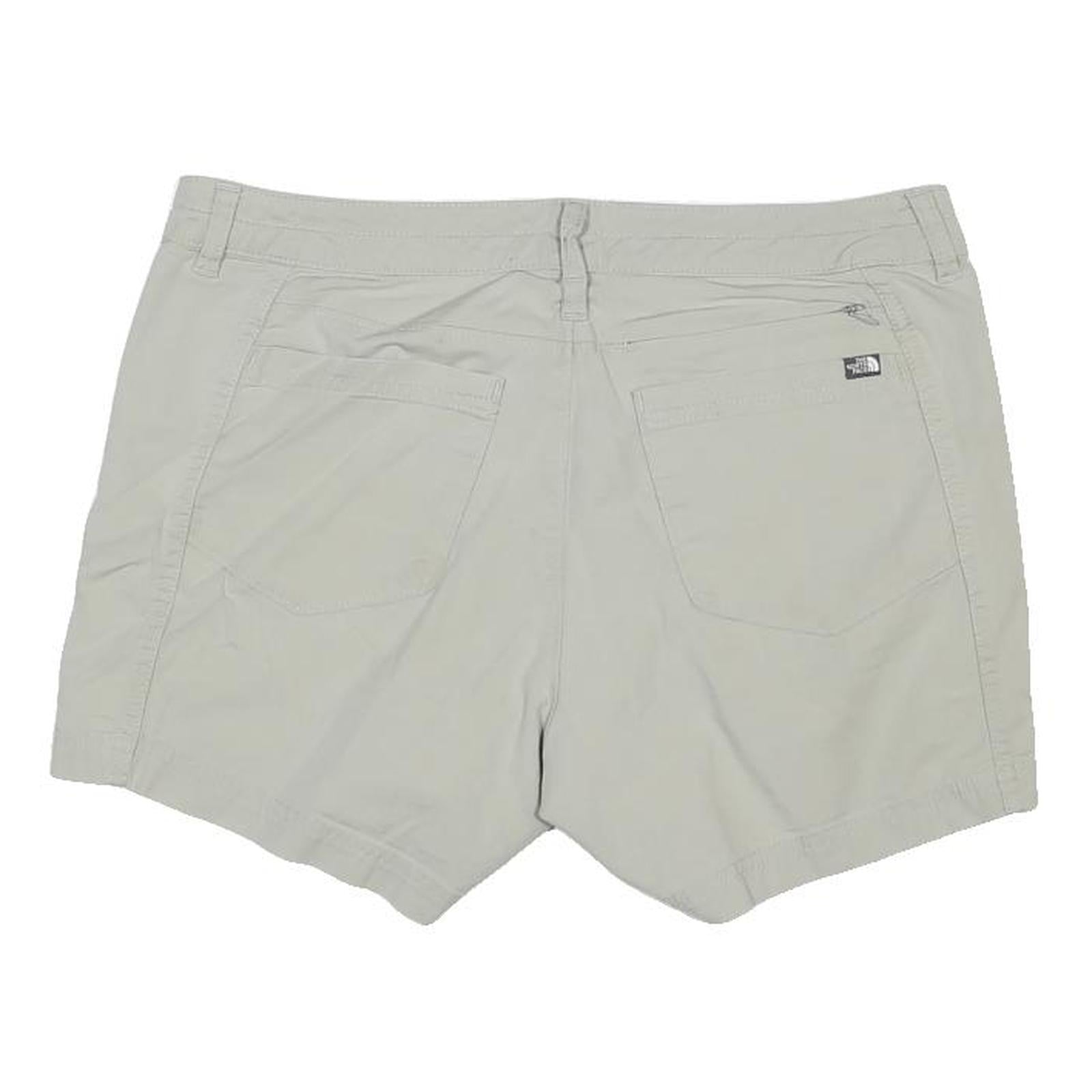 THE NORTH FACE Womens Beige Casual Shorts L W34 Cotton Blend Comfortable Outdoor