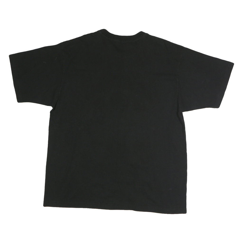 ADIDAS Mens Black Conference Champions Cotton T-Shirt XL Short Sleeve Crew Neck