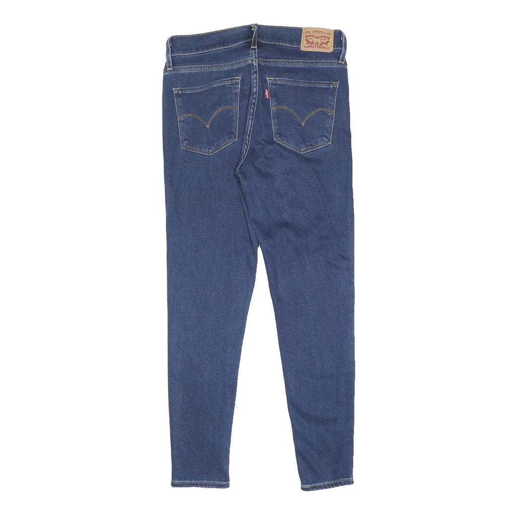 LEVI'S 720 Womens Slim Blue Denim Medium W27 L25 Slim Fit Zip Jeans