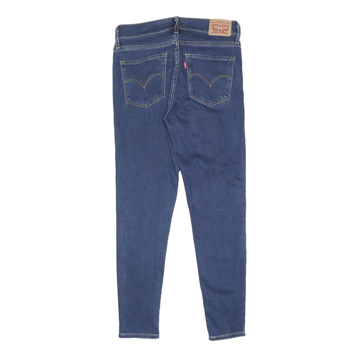LEVI'S 720 Womens Slim Blue Denim Medium W27 L25 Slim Fit Zip Jeans