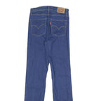 LEVI'S Womens Jeans Blue Regular Straight Denim Medium W26 L32 Classic Zip
