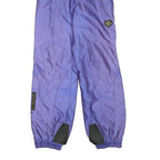 DESCENTE Lined Mens Polyester Blend Purple Relaxed Straight Trousers W29 L31 Zip