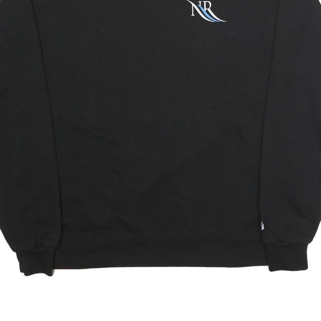 CHAMPION Mens Black Northriver Crew Neck XL Sweatshirt Cotton Blend Pullover