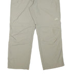 MAMMUT Womens Polyester Blend Beige Relaxed Straight Trousers W36 L27 Outdoor