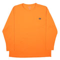 DICKIES Mens Orange Long Sleeve Crew Neck T-Shirt XL Workwear Pocket