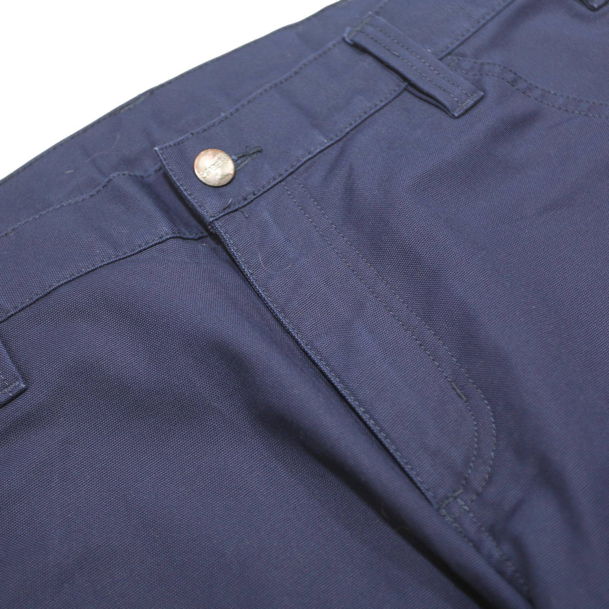 CARHARTT Mens Cotton Blend Navy Relaxed Straight Trousers W32 L30 Workwear