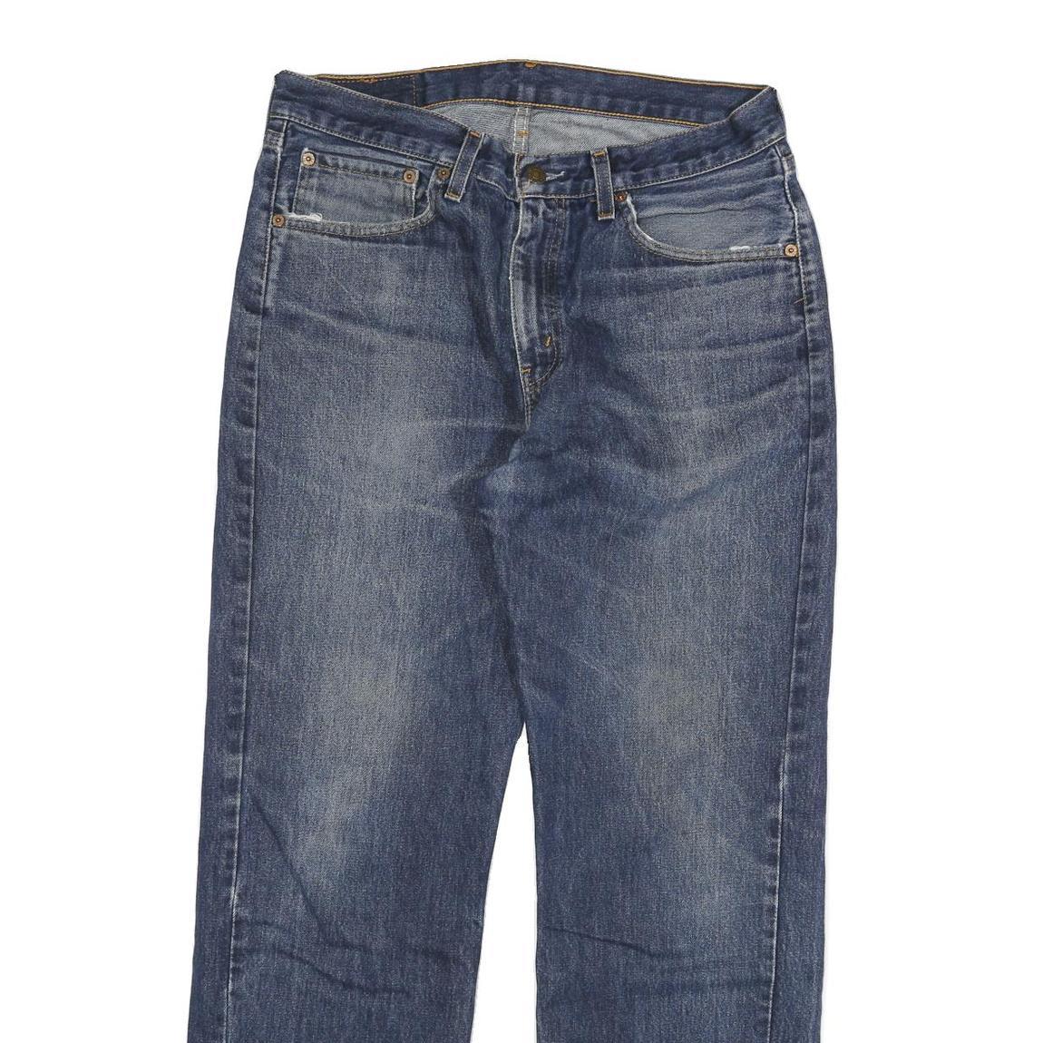 LEVI'S 751 Mens Jeans Blue Regular Straight Denim Medium Wash W34 L30 Classic