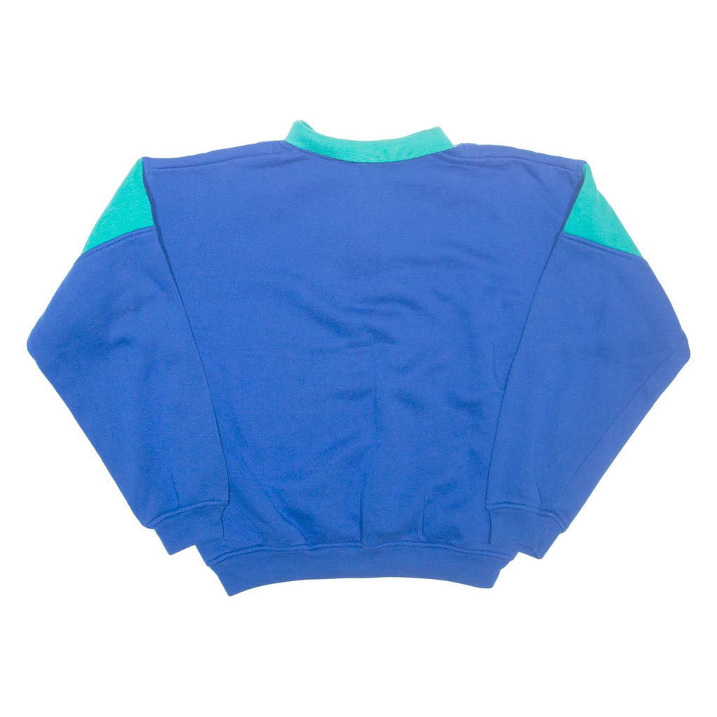 EXPRESSIONS Mens Sweatshirt Blue 1/4 Zip M