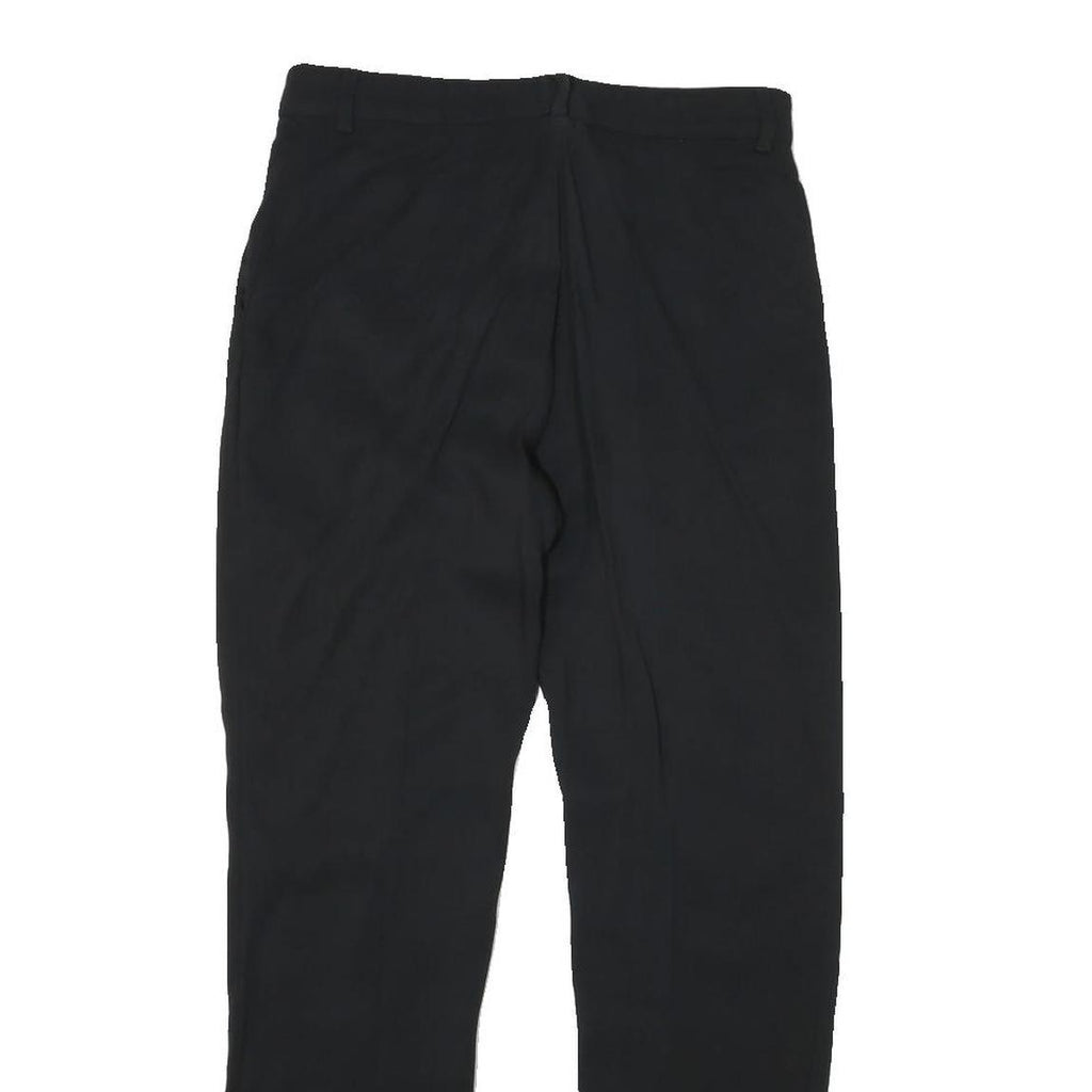 EMILIO PUCCI Womens Polyester Blend Black Slim Trousers W28 L27 Elegant Zip