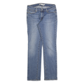 LEVI'S Womens Blue Slim Jeans Denim W29 L32 Classic Cotton Zip