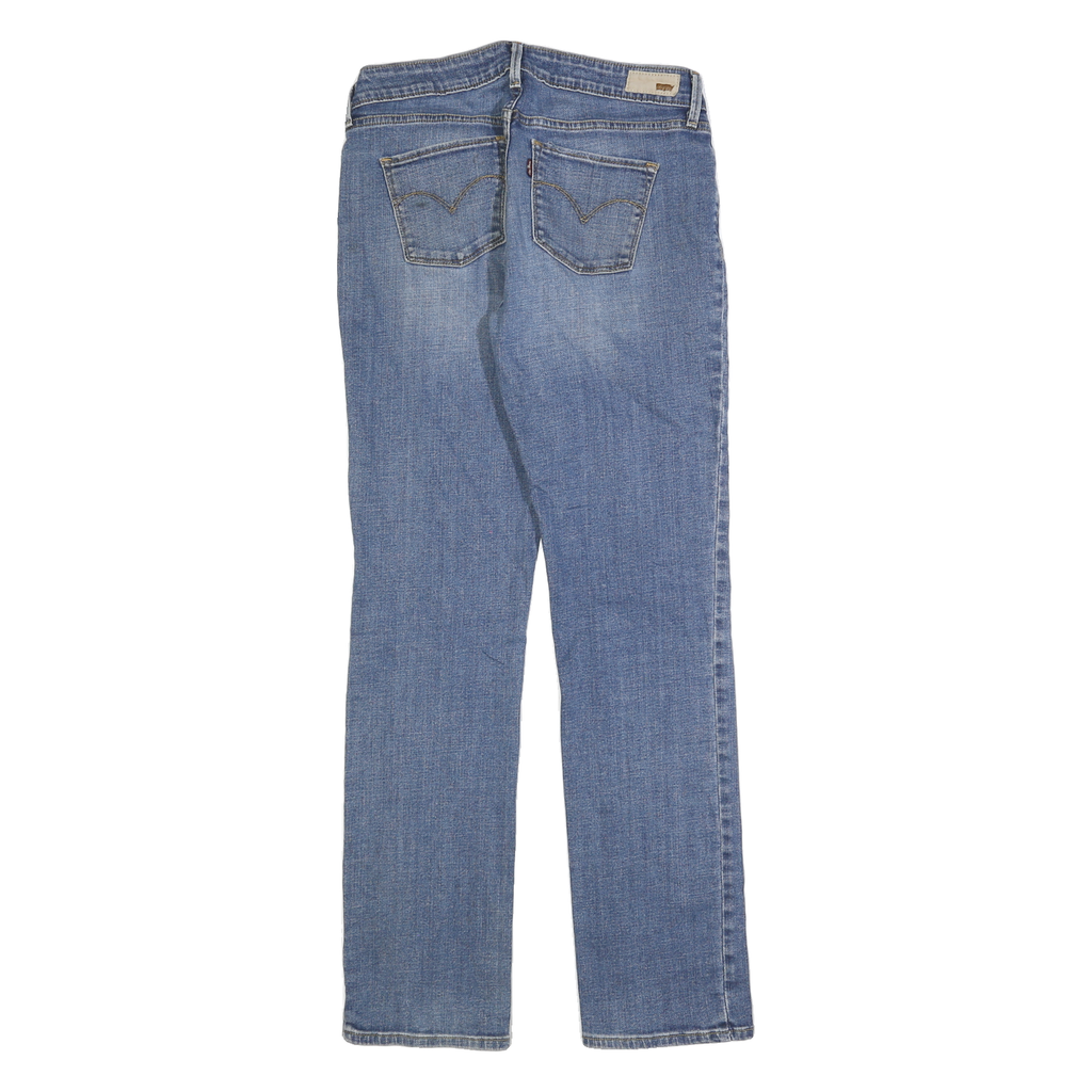 LEVI'S Womens Blue Slim Jeans Denim W29 L32 Classic Cotton Zip