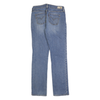 LEVI'S Womens Blue Slim Jeans Denim W29 L32 Classic Cotton Zip