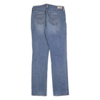 LEVI'S Womens Blue Slim Jeans Denim W29 L32 Classic Cotton Zip