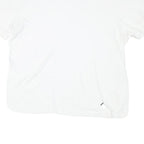 NAUTICA Mens White L Short Sleeve Crew Neck Plain Cotton Blend T-Shirt