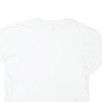 NAUTICA Mens White L Short Sleeve Crew Neck Plain Cotton Blend T-Shirt