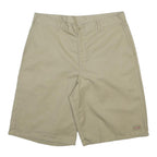 DICKIES Mens Shorts Beige Casual Plain L W37 Workwear Durable Cotton Blend