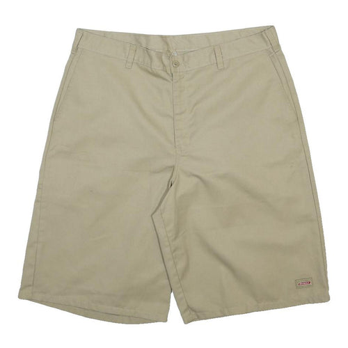 DICKIES Mens Shorts Beige Casual Plain L W37 Workwear Durable Cotton Blend