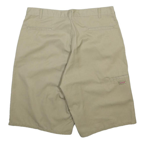 DICKIES Mens Shorts Beige Casual Plain L W37 Workwear Durable Cotton Blend