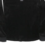 ADIDAS Womens Black Crew Neck UK 6 Sweatshirt Three Stripe Logo Comfortable Fit