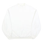 TALLY WEIJL Womens White Crew Neck Sweatshirt S Casual Cotton Blend Pullover