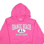 ALRINS ISLAND Womens Pink Hoodie M Orange Beach AL Cotton Blend