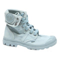 PALLADIUM Womens Pallabrouse Baggy Light Blue High Boots UK 5 Casual Style