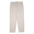 PENDLETON Womens Cotton Regular Beige Trousers W32 L30 Zip Closure Classic Fit