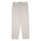 PENDLETON Womens Cotton Regular Beige Trousers W32 L30 Zip Closure Classic Fit