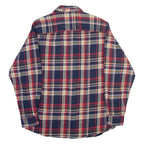 REDHEAD Mens Shirt Blue Plaid Long Sleeve M
