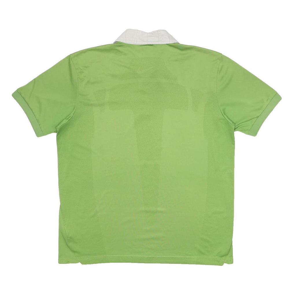 NIKE Mens Green Polo Shirt XL Short Sleeve Basic Sports