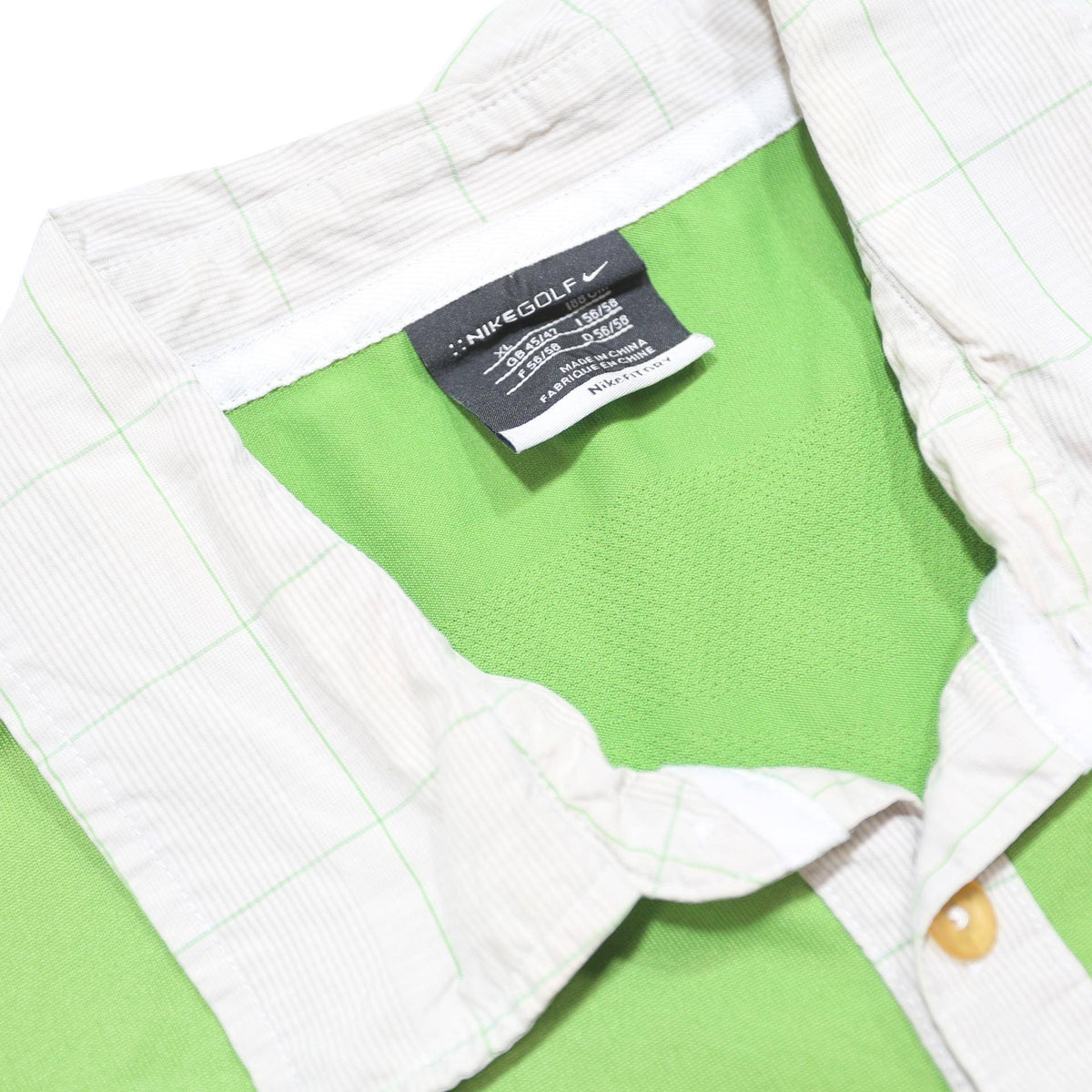 NIKE Mens Green Polo Shirt XL Short Sleeve Basic Sports