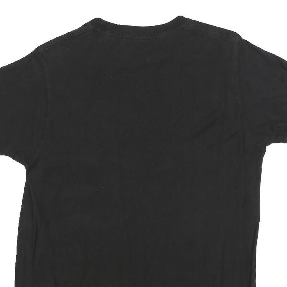 ACDC Womens Black Back In Black Graphic T-Shirt S Short Sleeve Crew Neck Band