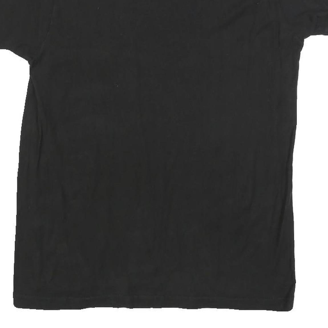 ACDC Womens Black Back In Black Graphic T-Shirt S Short Sleeve Crew Neck Band