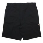 DICKIES Mens Shorts Black Casual Cotton Blend 3XL W46 Workwear Utility