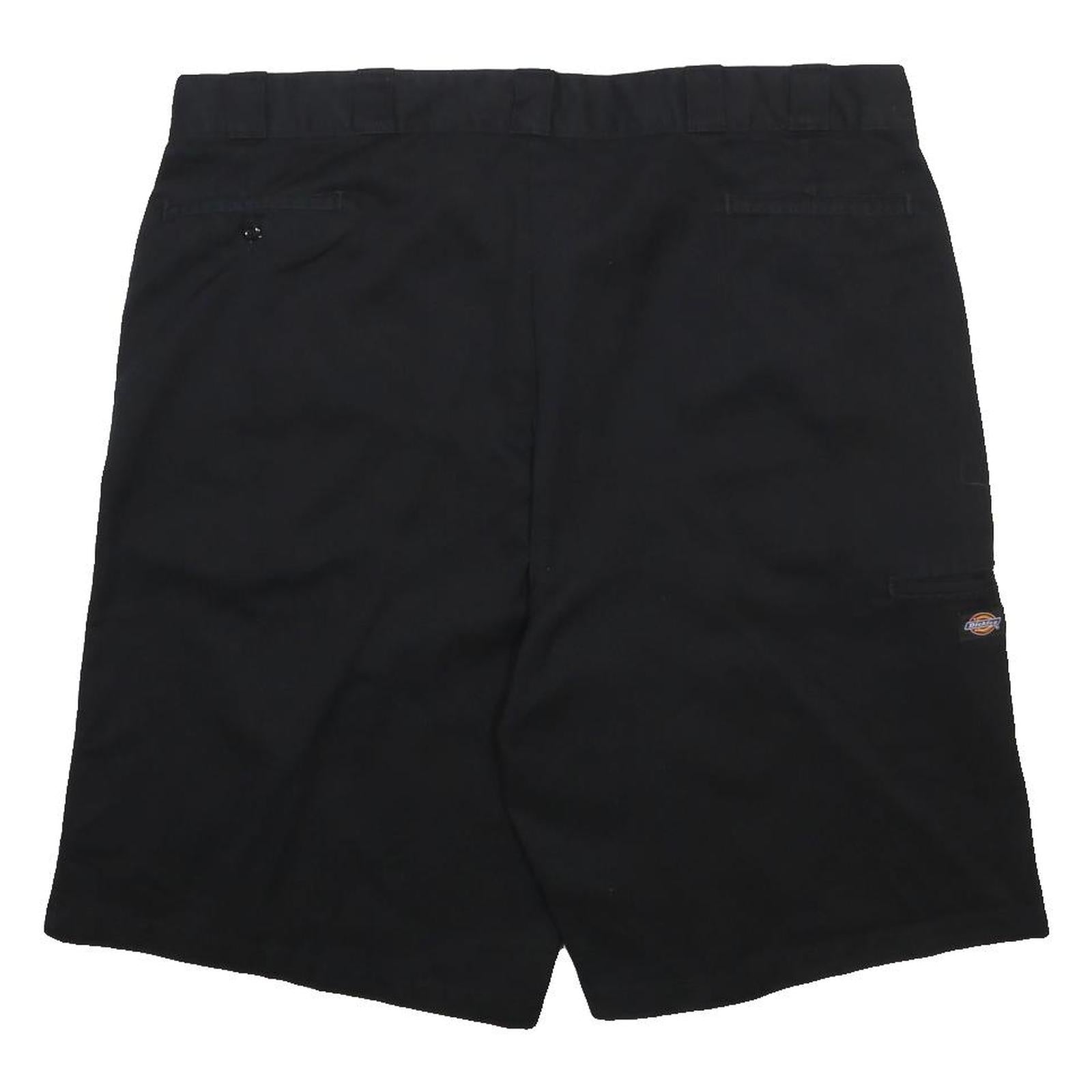 DICKIES Mens Shorts Black Casual Cotton Blend 3XL W46 Workwear Utility