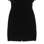 JESSICA HOWARD Womens Black Dress Polyester Blend Sleeveless Mini S Ruffle