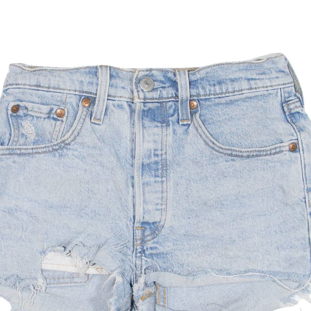 LEVI'S Womens Denim Shorts Blue XXS W24