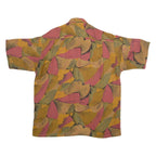 WEST POINT Womens Shirt Top Brown Crazy Pattern L