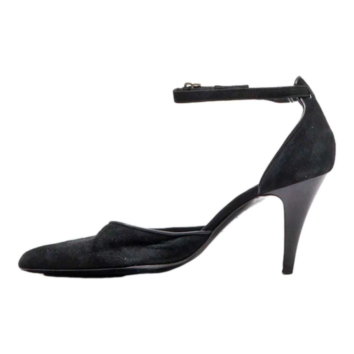 BOSS D’Orsay Heels Black Leather Womens UK 3