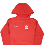 NIKE Mens Red FC Champer Hoodie S Polyester Blend Athletic Sweatshirt