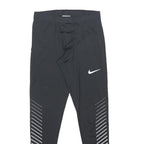 NIKE Womens Leggings Black & White Slim Tapered XS W25 L26 Dri-FIT Athletic