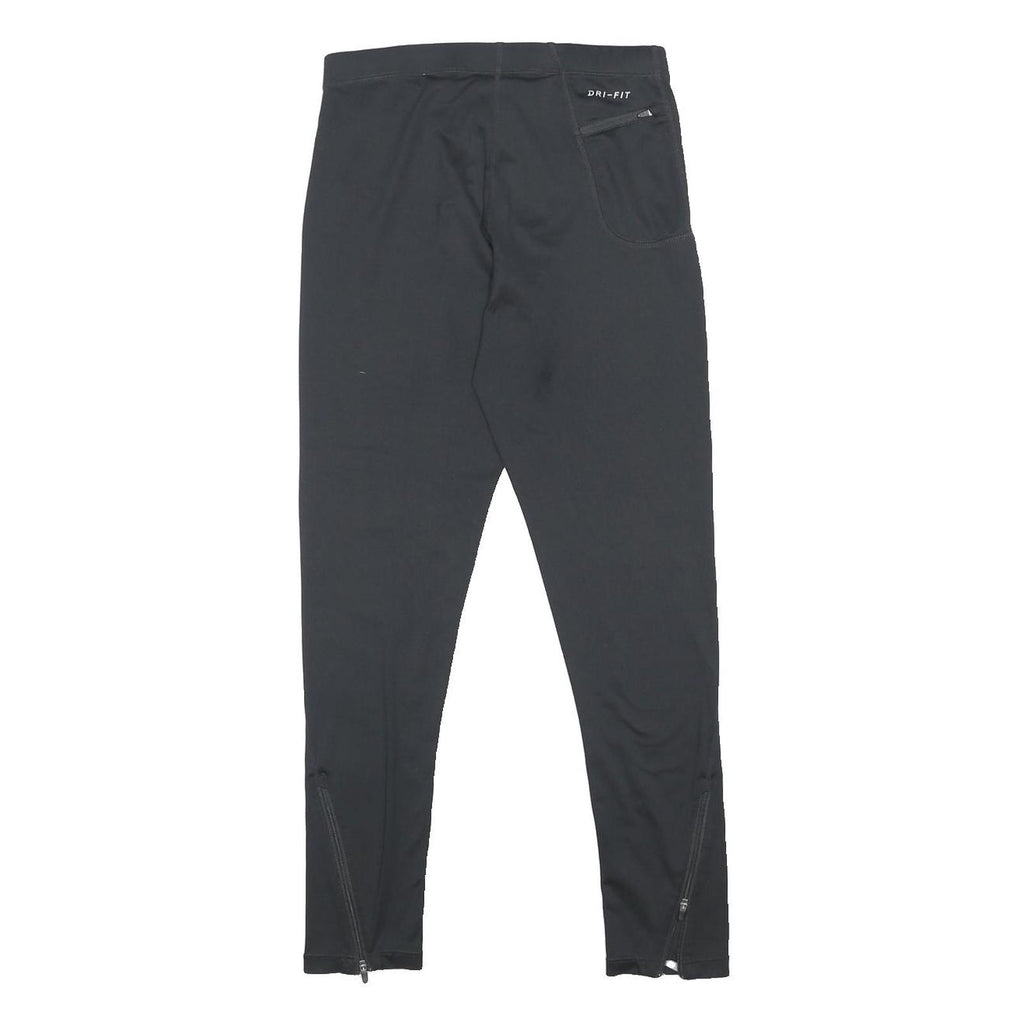 NIKE Womens Leggings Black & White Slim Tapered XS W25 L26 Dri-FIT Athletic