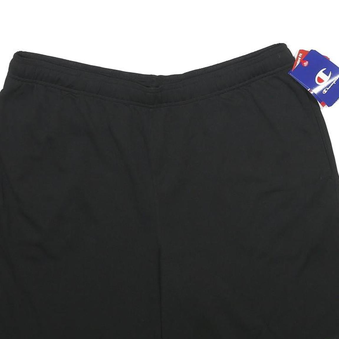 CHAMPION Mens Shorts Black XL W34 Casual Polyester Sports Logo Activewear
