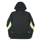 UMBRO Mens Black & Yellow Zip Sports Hoodie Jacket M Polyester Blend Plain
